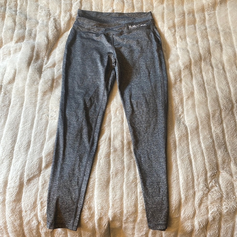 ⭐️ 2 for $25 Deal ⭐️ Flag nor Fail Grey Leggings